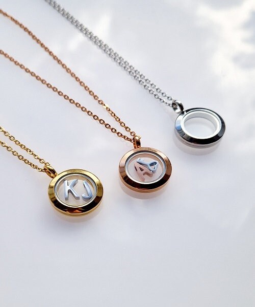 Medaillon personalisiert 20mm, Halskette, Buchstabe, Charms, Erinnerungen