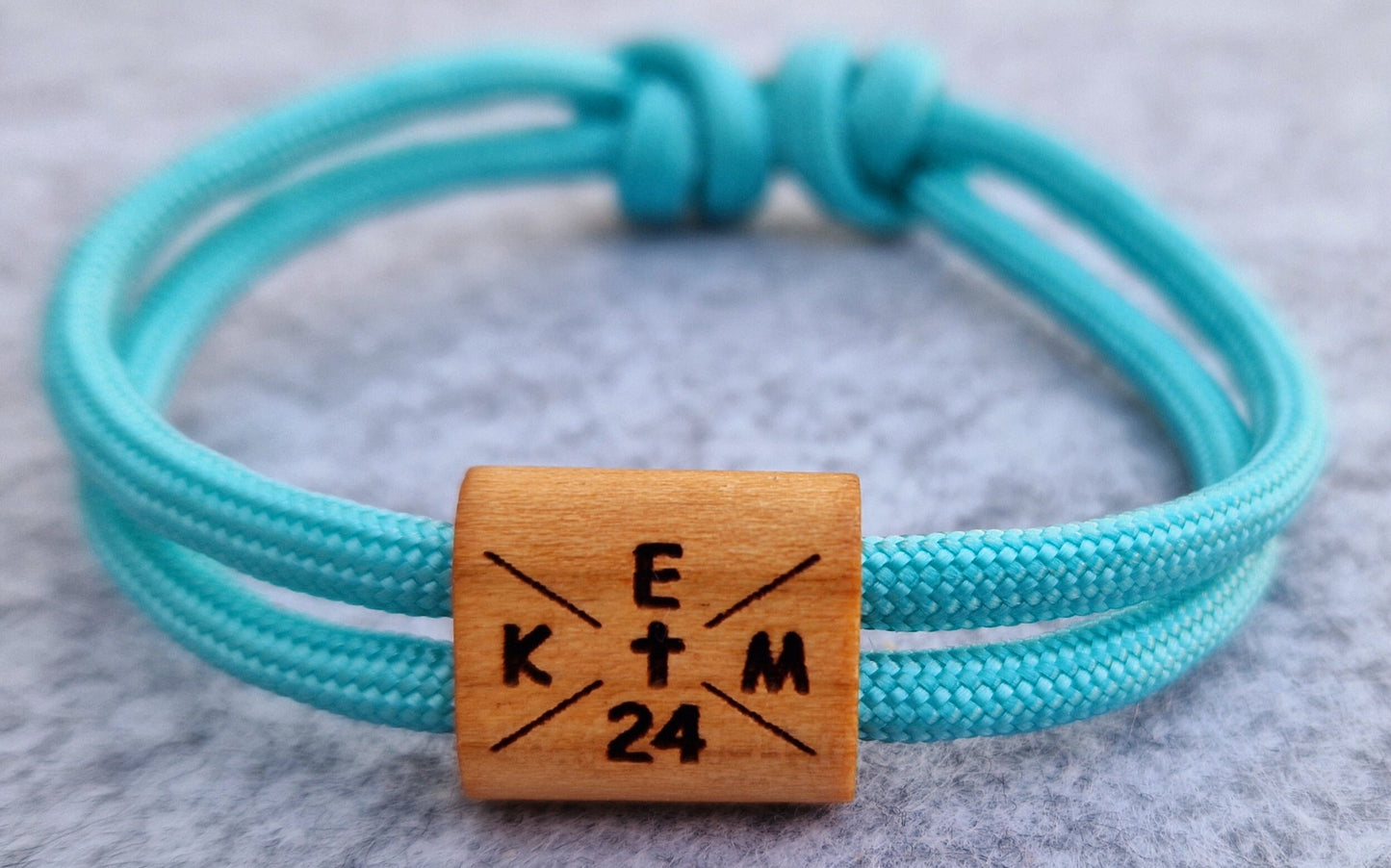 Gravur Holz Armband , Kommunion, Konfirmation, Firmung, Initialen