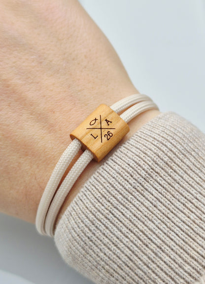 Gravur Armband • Kommunion Armband • Geschenk zur Konfirmation • Armband für Kinder • Geschenk Konfirmation • Initialen Armband