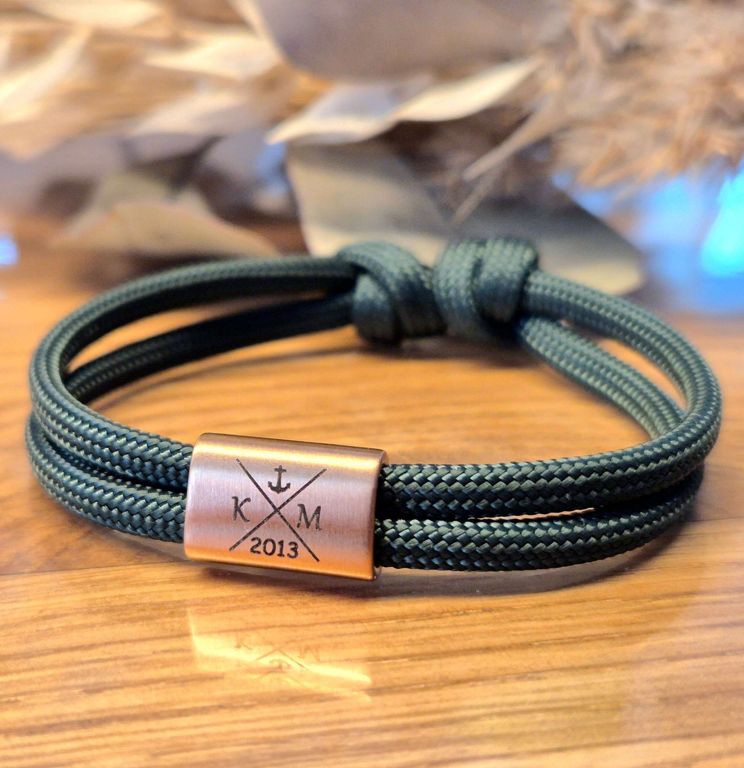 Gravur Armband, Armband personalisiert, HUA MUA Armband,Initialen Gravurarmband, Familien Armband, Gravur Armband Koordinaten,Surfer Armband